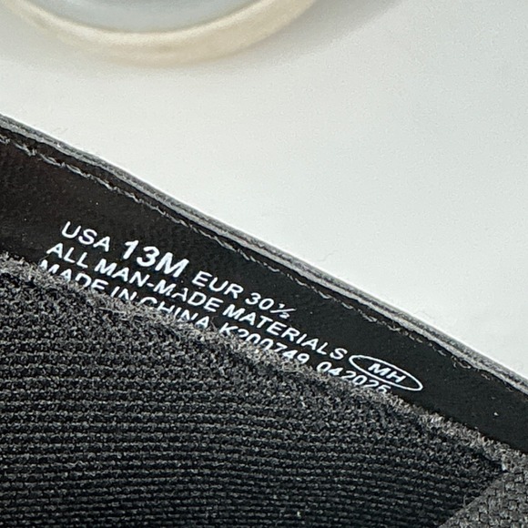 Nina Size 13 Kids Yuti Star High Top Sneakers Silver Black Glitter Lace Up Zip - Picture 6 of 16